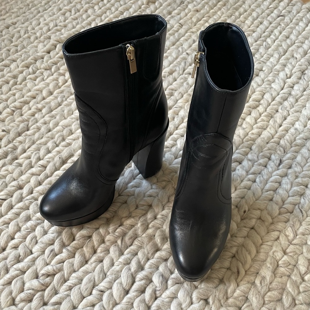 Super comfortable, Sold Out Size 7 Black Naturalizer Platform Booties